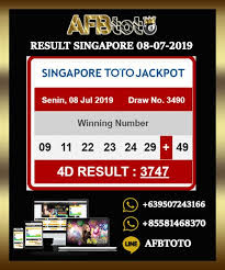 Angka Keluaran Togel Pasaran Sgp 08 Juli 2019 Afbtoto Buku Singapura
