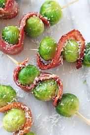 Bacon Parmesan Brussels Sprout Skewers My Fussy Eater Easy Kids Recipes Recipe Christmas Food Sprout Recipes Brussel Sprouts