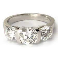 Three Stone Engagement Rings Bespoke Trilogy Rings Apr 10 2017 Three Stone In 2021 Three Stone Engagement Rings Stone Engagement Rings Unique Engagement Rings
