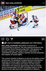 Maybe you would like to learn more about one of these? Franak Viacorka On Twitter Bravo Liqui Moly Gmbh Will Cancel Its Sponsorship Of Iihfhockey If It Takes Place In Belarus Before Nivea And Skoda Did The Same Iihf Must Take A Clear Stand No