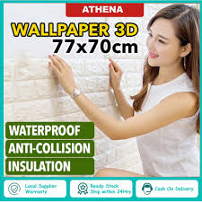 Hang something on your wall to inspire you. Big Size 70x77cm 3d Wallpaper Pe Foam Diy Waterproof Adhesive Wall Stickers Wall Decor Home Decor Shopee Philippines