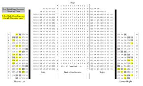 19 High Quality Seating Chart Smith Center