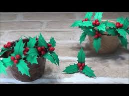 100円均一 クリスマス飾り 柊の作り方 diy christmas decoration how to make holly youtube diy クリスマスデコレーション クリスマス ハンドメイド クリスマス diy