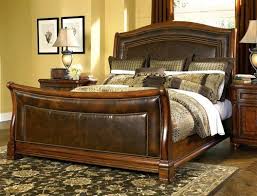 Http Dighousedesign Com Wp Content Uploads 2012 10 Nottingdale Distressed Leather Sleigh Bed Ashley Furniture Galle Furniture Bed Furniture Quality Furniture