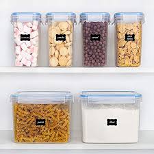 Maybe you would like to learn more about one of these? Vtopmart Airtight Food Storage Containers 6 Pieces Plastic Pba Free Kitchen Pantry Storage Containers For Sugar Flour And Baking Supplies Dishwasher Safe 24 Labels Pricepulse