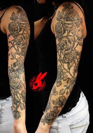 Tree And Nature Sleeve Sok Pa Google Rose Vine Tattoos Vine Tattoos Rose Tattoos