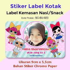 Tutorial kali ini, kue ulang tahun tema lol surprise untuk anak perempuan. Jual Stiker Label Ulang Tahun Anak Sticker Nasi Bento Souvenir Lol Surprise Kota Magelang Tazkia Sticker Tokopedia