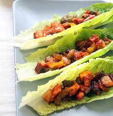 Chilli Paneer Vegetarian Lettuce Wraps Recipe Fusion Food Indian Appetizers Chilli Paneer