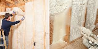 Insulation is one of the best ways to reduce your heat and air it is simple to apply spray foam insulation because you spray it like paint. What Are The Pros And Cons Of Open Cell Spray Foam Versus Fiberglass Insulation Tilson Custom Home Builders In Texas
