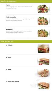Muffin Plus Menu In Repentigny Quebec Canada