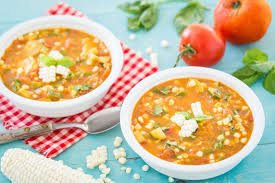 Summer Vegetable Soup Forks Over Knives Recipe Vegetable Soup Recipes Summer Vegetable Whole Food Recipes