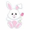 Just print out the free printable template, create your adorable bunny craft, and use to hold treats or as an easter decoration. 1