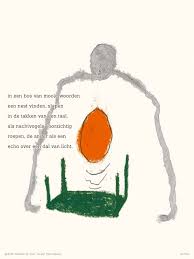 aan de muur poezieposters poezieposter in een bos marleen de cree plint gedichten woorden mooie woorden