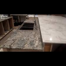 Beautiful granite counters, mosaic glass backsplash & granite sink. Gomez Granite Countertops Home Facebook