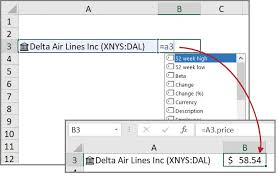 Stocks listed and traded on u.s. How To Access Excel S Revived Real Time Stock Prices Journal Of Accountancy