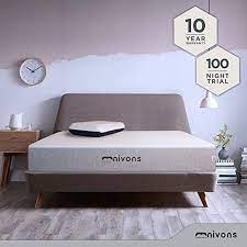 Nivons Novi 11 Quot Twin Xl Gel Infused Memory Foam Mattress In A Box Integrated Tencel Powder Into Cellpur Foam Memory Foam Mattress Foam Mattress Mattress