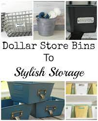 Dollar Store Bins To Stylish Storage Just Add Paint Lemons Lavender Laundry