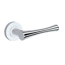 Wickes Bella Round Rose Door Handle Polished Chrome 1 Pair Door Handles Internal Door Handles Polished Chrome