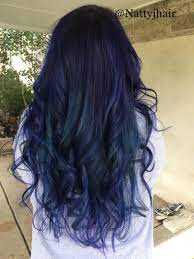 Violet Vivids Purple Hair With Some Nightfall Blue And Mercury Silver Mixed Done By Natalie Johnson Blue Wedding Hair Indigo Hair Hair Color Burgundy