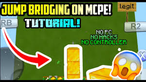 ★ set new 2021 keyboard as the active keyboard. Minecraft Pe L How To Jump Bridge On Mcpe L Tutorial L Easy Youtube