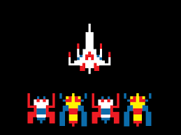 8 Bit Galaga Retro Video Games Retro Games Poster Retro Arcade Games