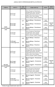 Jadual peperiksaan upsr 2021,jadual waktu tarikh peperiksaan upsr tahun 2021 rasmi. 2018å¹´upsrè€ƒè¯•æ—¶é—´è¡¨ Winrayland