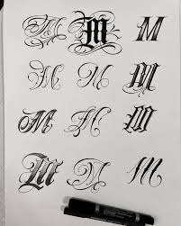 Calligraphy lettering typeface letters, and discover more than 10 million professional graphic resources on freepik. Brigantetattoo On Instagram Letters On Letters M What S Your Fav Tattoo Tattoos Tattoo Lettering Alphabet Graffiti Lettering Tattoo Fonts Alphabet