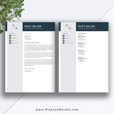 Make sure to put proper time and attention into crafting your cover letter. Professional Resume Template 2021 Cv Template Creative Resume Modern Resume Design Cover Letter Ms Word The Riley Resume Plannermarket Com Best Selling Printable Templates For Everyone
