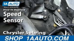 How to change a camshaft position sensor on a 2003 mitsubishi eclipse 2.4 gs because error code op340. How To Replace Speed Sensor 95 10 Chrysler Sebring 1a Auto