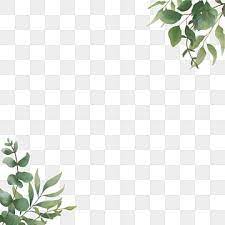 Watercolor Leaf Leaf Frame Eucalyptus Clipart Leaf Floral Png And Vector With Transparent Background For Free Download Watercolor Leaves Watercolor Flowers Pattern Green Leaf Background