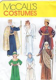 Sewing Pattern Free Us Ship Mccall S 2340 7228 Childs Etsy In 2021 Nativity Costumes Childrens Costumes Angel Costume