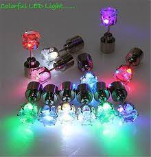 2021 Led Electronic Light Led Flash Earrings Flash Stud Earrings Led Earrings Hipster Novel Creative Personality Love Stud Earring From Cnmall 1 17 Dhgate C Light Halloween Lights Decorations Wholesale Earrings