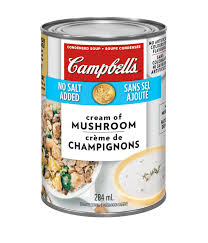 We love love love this cream of mushroom rice. Campbell S No Salt Added Cream Of Mushroom Condensed Soup Walmart Canada