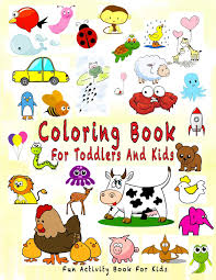 Coloring Book For Toddlers And Kids Fun Activity Book For Kids Simple And Fun Coloring Drawing For Kids Ages 2 4 4 8 Boys Girls Preschoolers Activity Books For Toddlers Kidd Mew 9781731402363 Amazon Com Books Sports balls drawing and painting for kids | colouring pages | learn color animation.