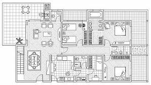 Plan D Une Maison Individuelle 3 Fichier Autocad A Telecharger Dwg Construction Maison Plan Dune Maison Maison Individuelle