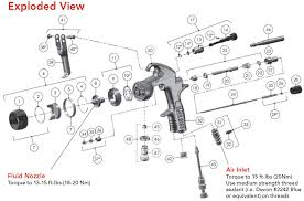 Tekna Prolite Pressure Feed Paint Gun