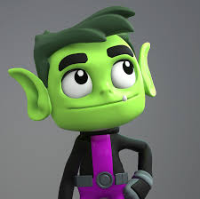 Beast boy's shapeshifter design is an incredibly unique one, and appropriate to the nature of his powers. Artstation Beast Boy 3d N Ix Game Vr Studio