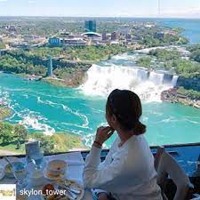 Specialities include french onion soup, rack of lamb, and lobster tail. Skylon Tower Revolving Restaurant Skylontower Niagara Falls Restaurants Tower Niagara Falls