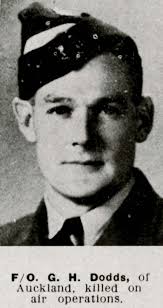 Flying Officer Gordon Harry Dodds of the Royal New Zealand Air Force lost  his life