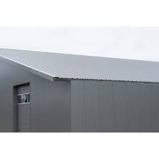 Plaque De Toiture Nervuree Acier Galvanise Gris L 1 05 X L 2 5 M Joris Ide Acier Galvanise Toiture Et Acier