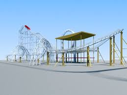 Roller Coaster 3d Model 3ds Max Files Free Download Modeling 44855 On Cadnav In 2020 3d Model Roller Coaster Model