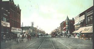 Pittsburg Kansas Ks 1908 Downtown On Broadway North Vintage Postcard Pittsburg Kansas Pittsburg Kansas
