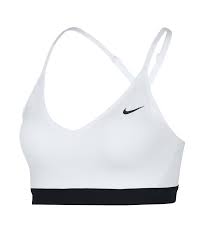 Haben sie große brüste und brauchen beim sport viel unterstützung? Nike Indy Sports Bra Sport Bh Damen Weiss F100 Equipment Sport Bhs