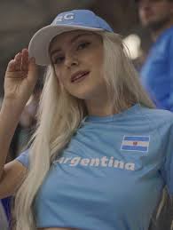 Pornhub's well-known adult actress Eva Elfie spotted during semi-final  match against Croatia in Qatar - Dimsum Daily