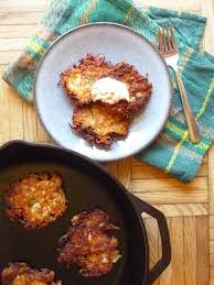Recipe Fennel Lemon Latkes With Toasted Caraway Sour Cream Recipe Fennel Sour Cream Sour Cream Recipes