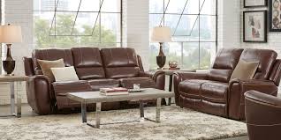 Lanzo Merlot Leather 5 Pc Living Room With Reclining Sofa Living Room Leather Living Room Sets Furniture Furniture