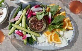 Crudites With Chile Lime Salt Recipe Epicurious Com In 2020 Thanksgiving Side Dishes Spiced Salad Healthy Thanksgiving Snacks