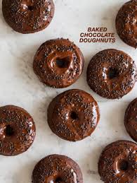 Baked Chocolate Doughnuts Recipe Spoon Fork Bacon Recipe Chocolate Doughnuts Recipe Chocolate Doughnuts Doughnut Recipe