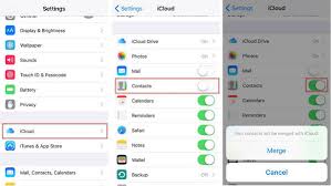 to sync contacts from iphone to ipad