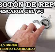 Repuesto del Botón de Descarga del WC. Lo Venden. Veamos Cómo Cambiarlo. 346